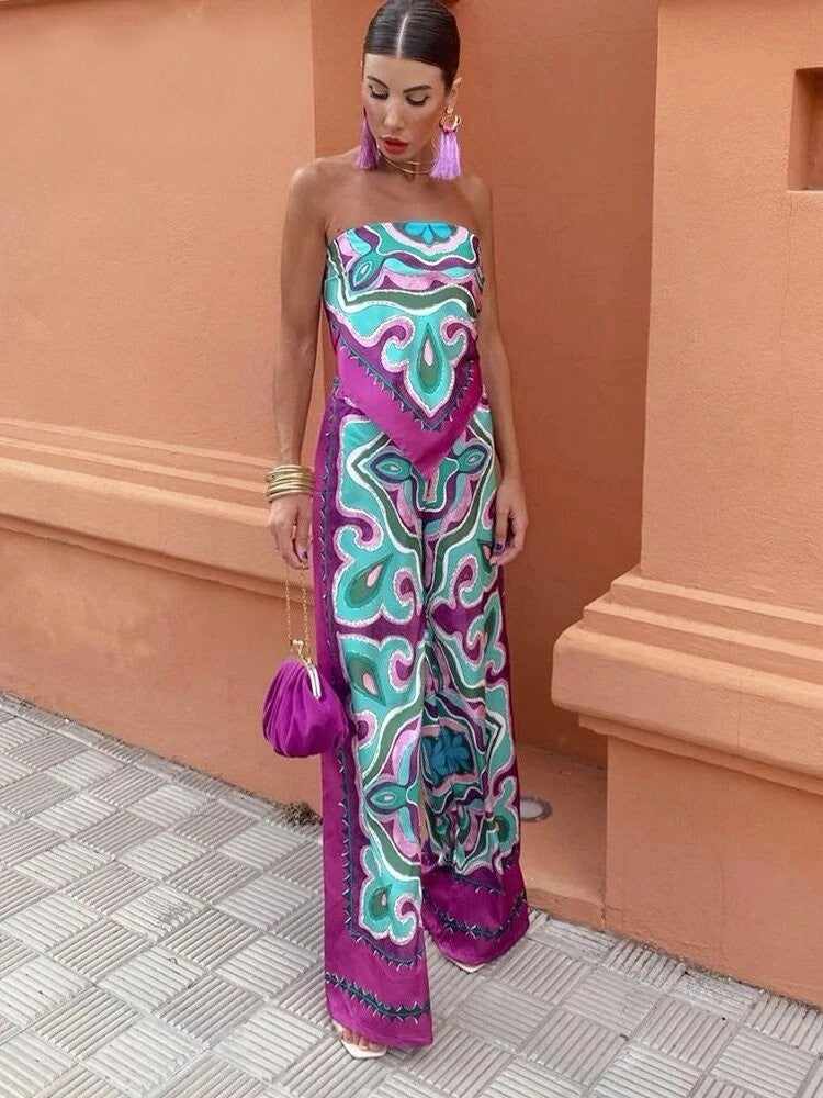 NinaParavini Ærmeløst Sommersæt Til Kvinder