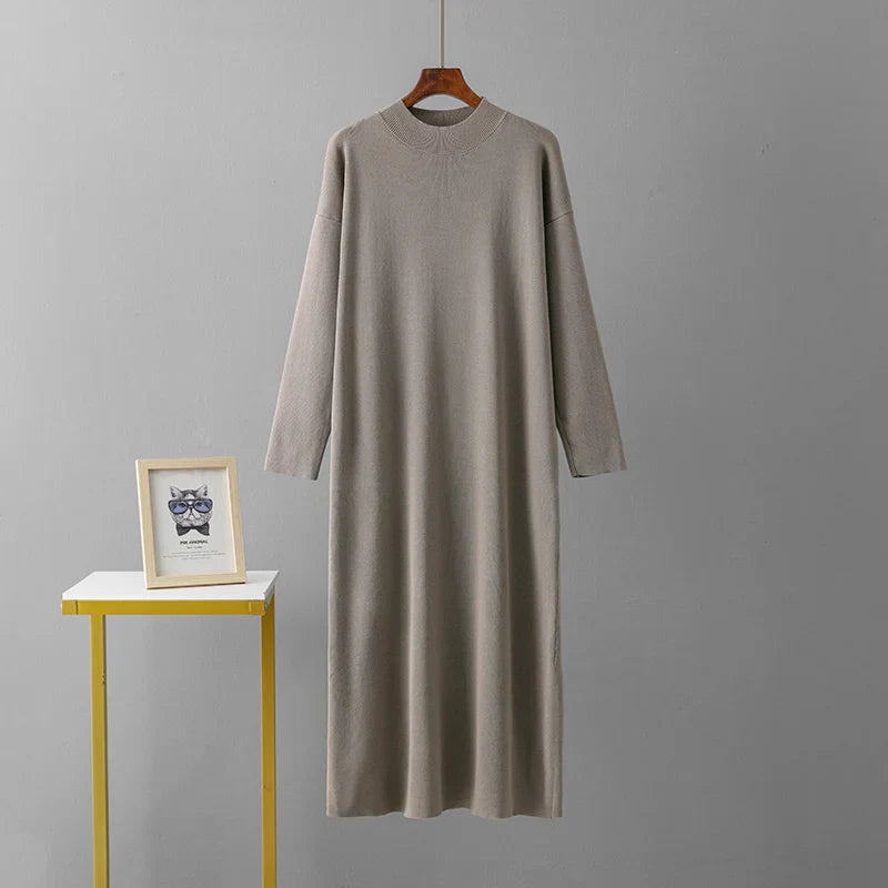 Sophia – Elegant To-Delte Kjolesæt med Kontrastkrave til Kvinder