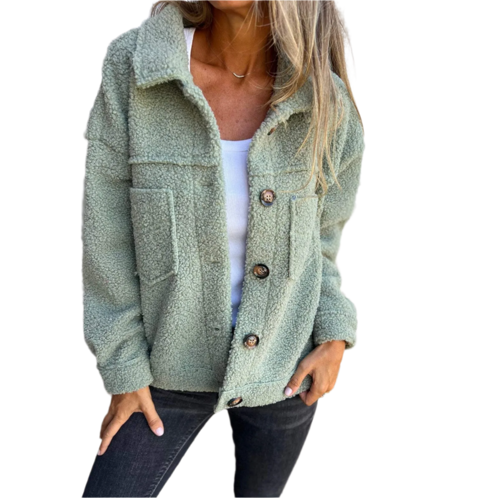 Emelia – Foret Lang Frakke til Kvinder i Fleece