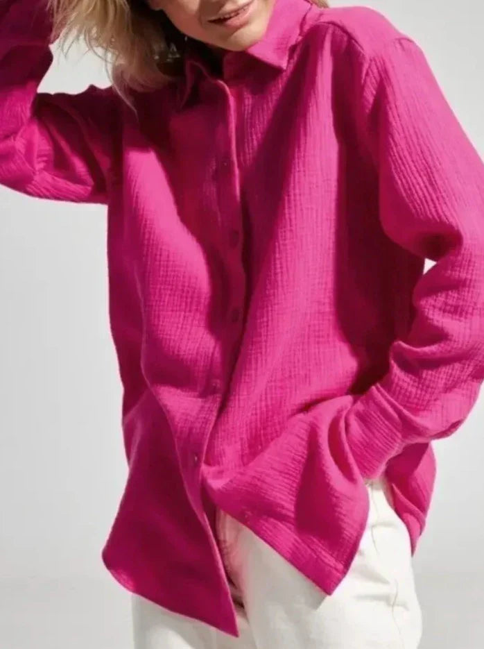 CarlottaParisi Løs Langærmet Top til kvinder