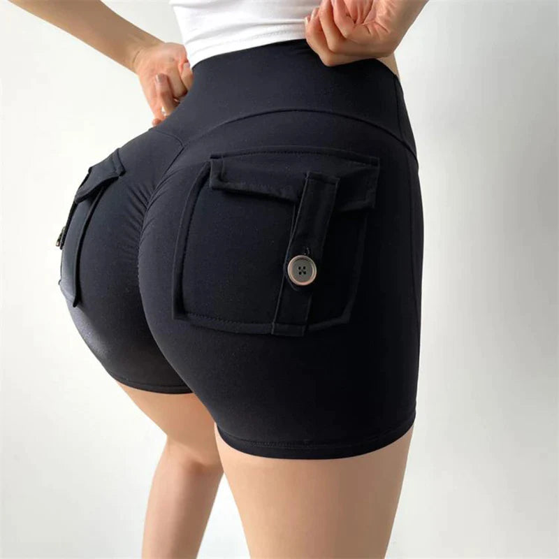 SlimMe | Shorts med cargo-lommer