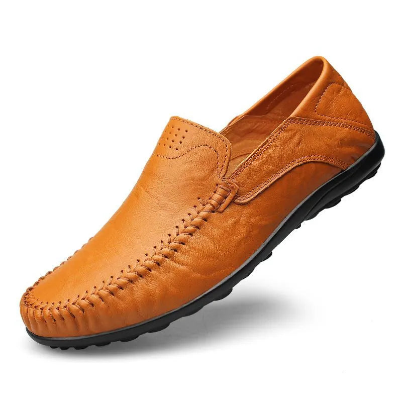 Lorenzo – Elegante Læder Loafers til Mænd