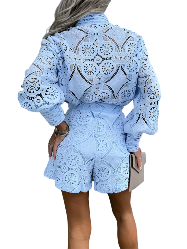 Isabella – Elegant Blonde Sommer Sæt til Kvinder