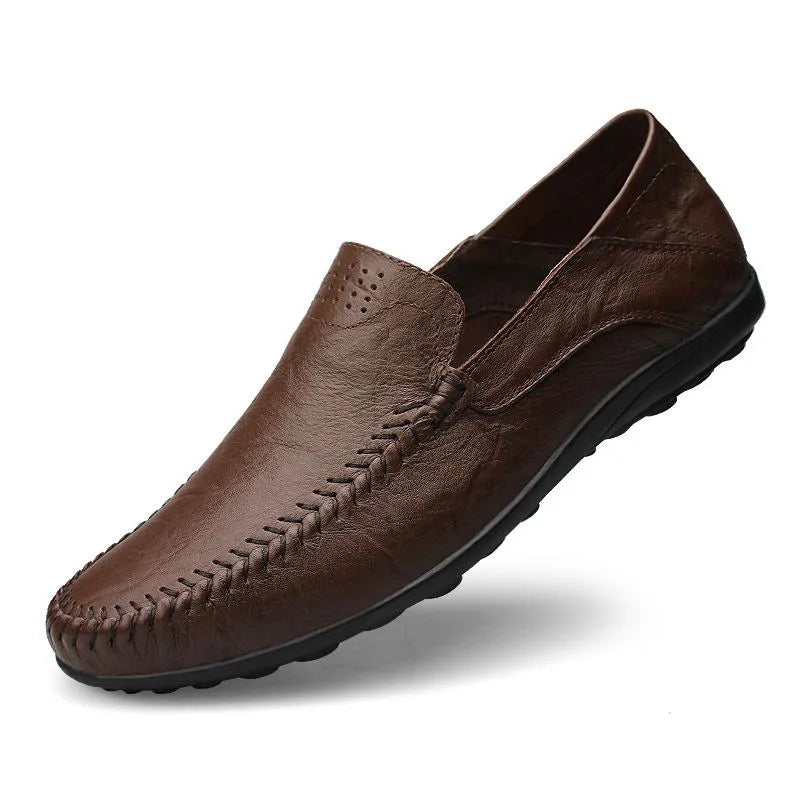 Lorenzo – Elegante Læder Loafers til Mænd