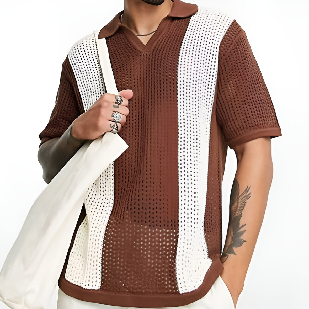 Lorenzo – Hollow-Knit Herre Polo