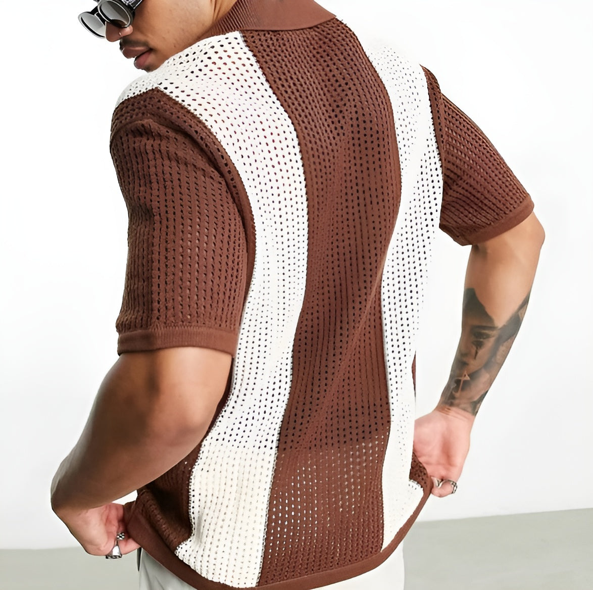 Lorenzo – Hollow-Knit Herre Polo