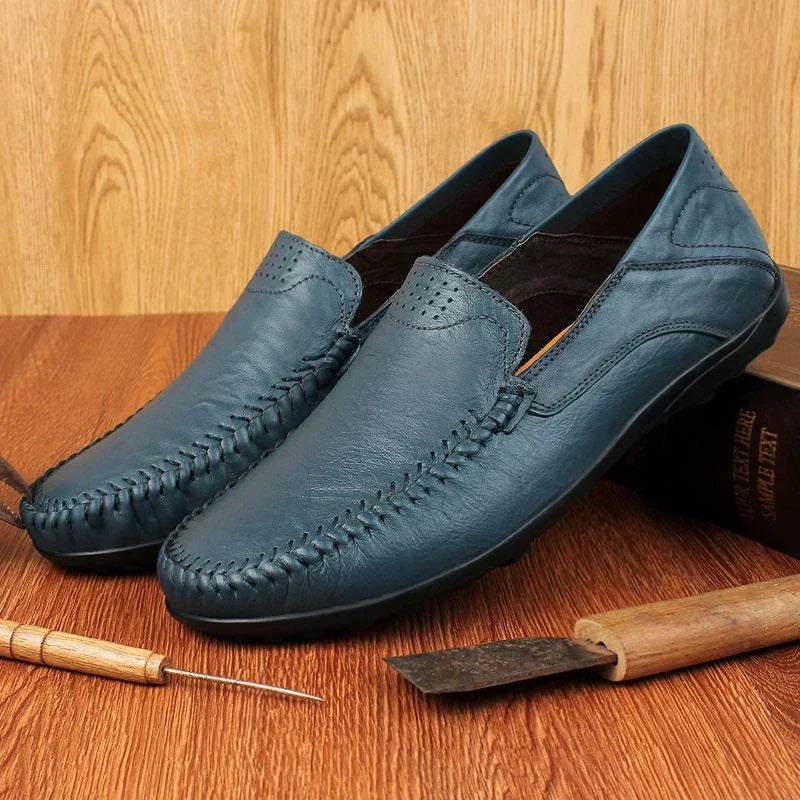 Lorenzo – Elegante Læder Loafers til Mænd
