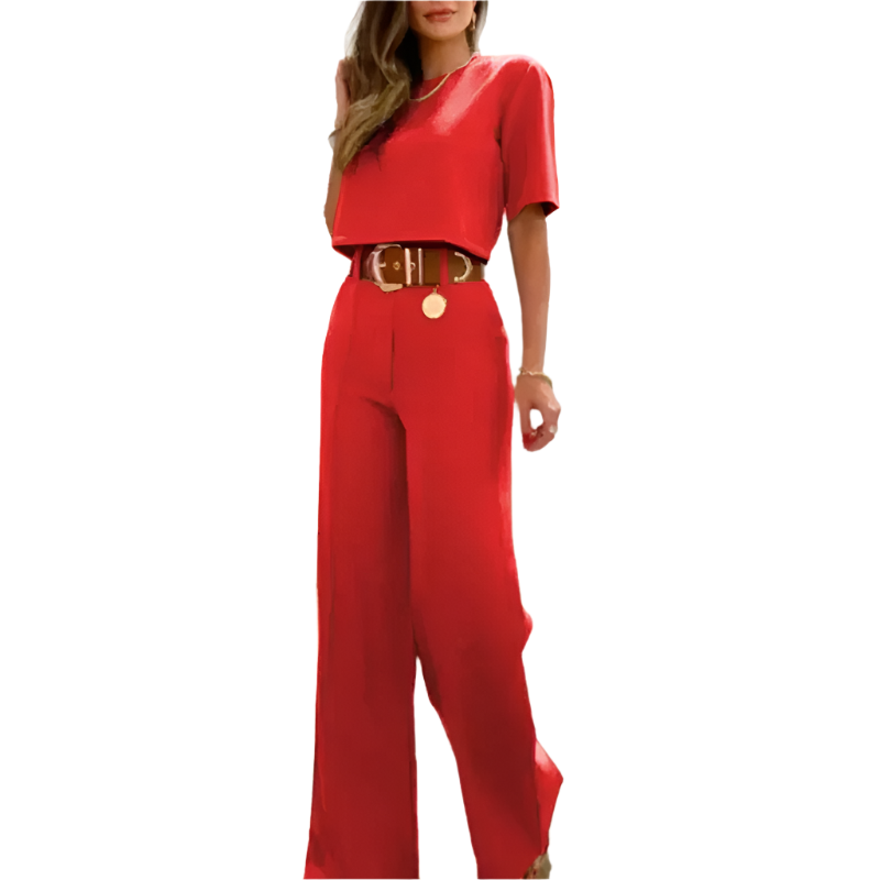 Elena – Elegant To-delt Sæt til Kvinder