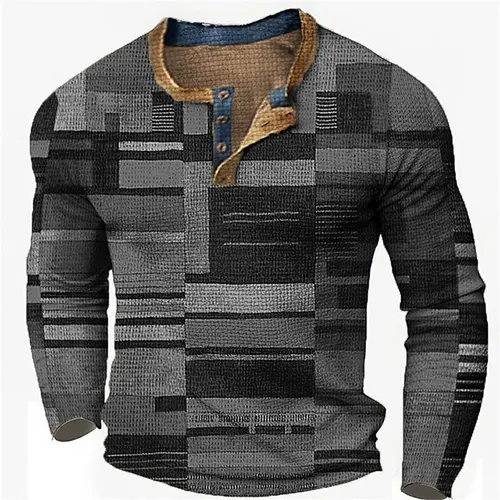 Marco – Herreskjorte med Patchwork og Lange Ærmer