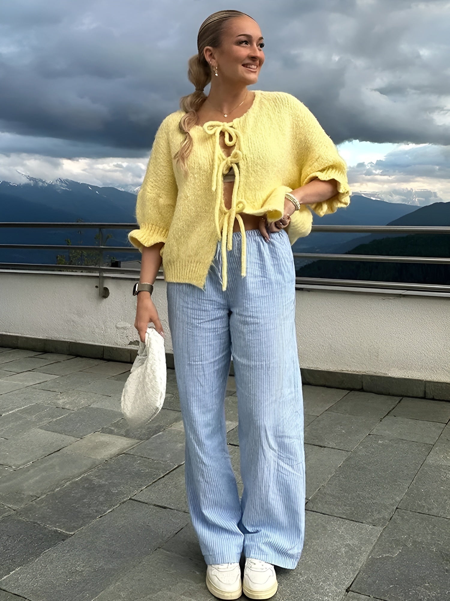 Sofia – Blød og Strækbar Dame Elegant Striktrøje