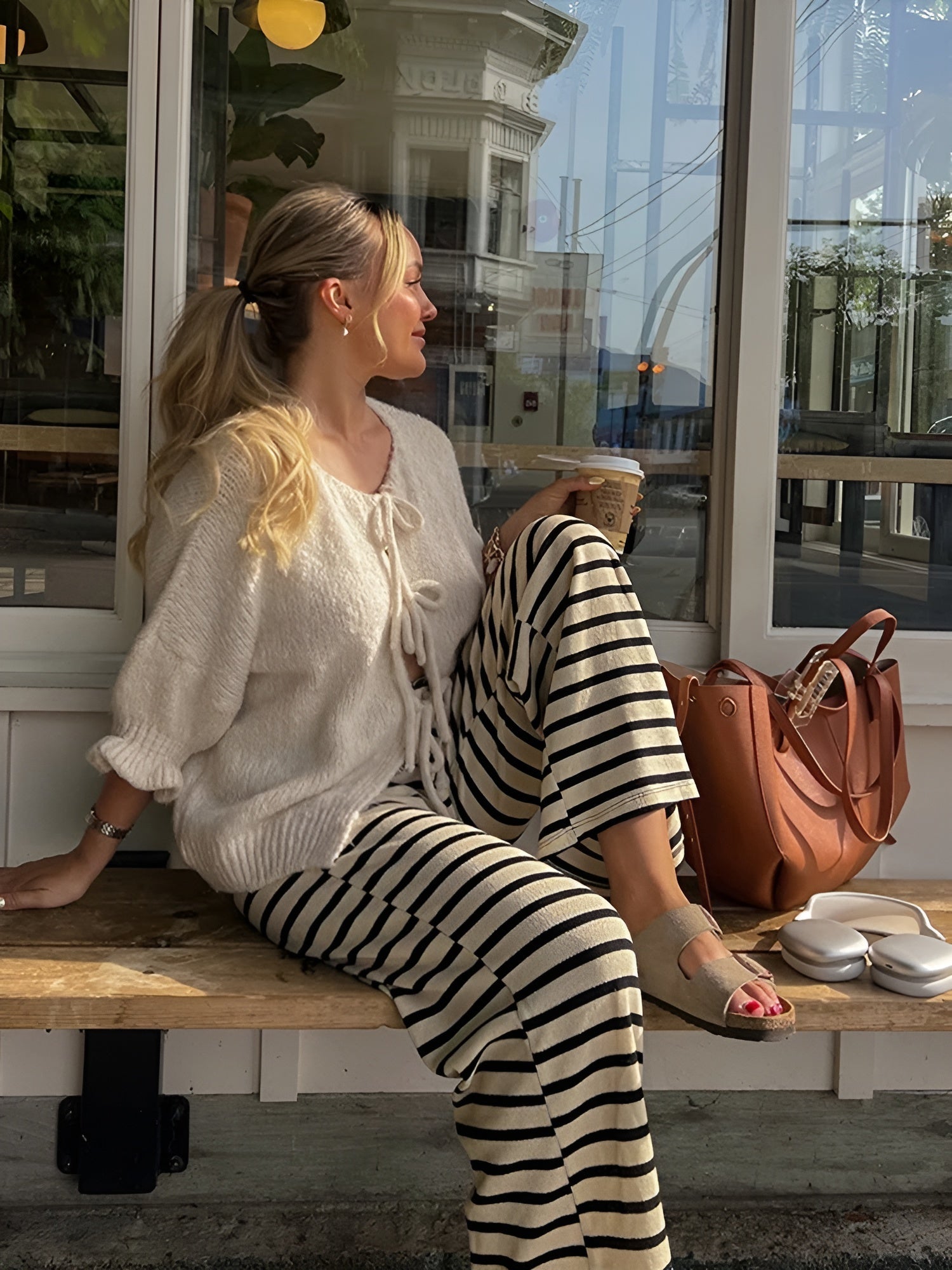 Sofia – Blød og Strækbar Dame Elegant Striktrøje