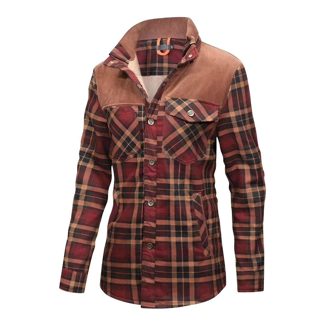 Alessandro – Herre Flannel Vinterjakke med Ultimativ Varme