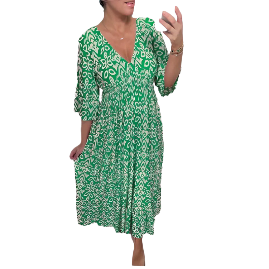 Alyssa – Boho-inspireret Maxi Kjole til Kvinder