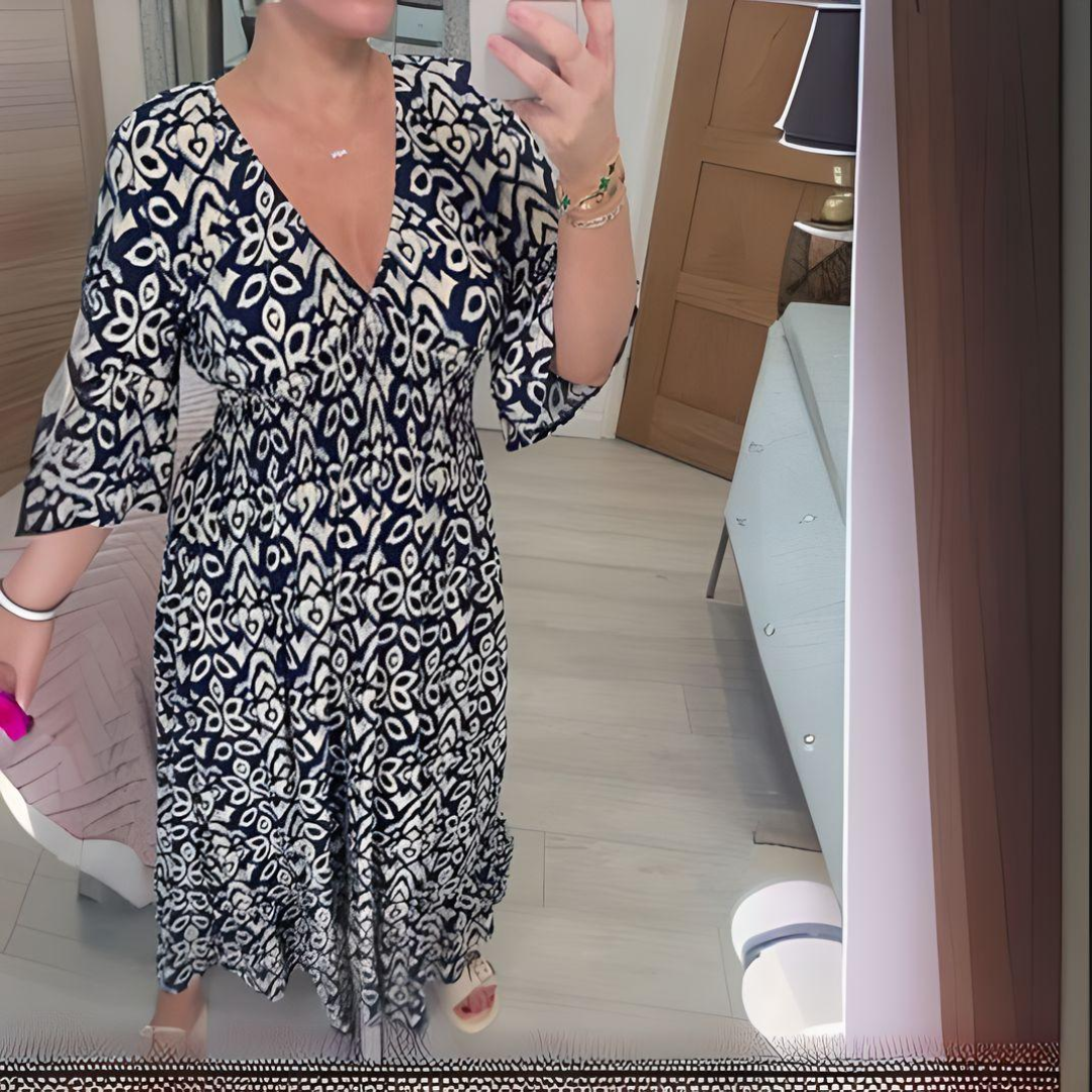 Alyssa – Boho-inspireret Maxi Kjole til Kvinder