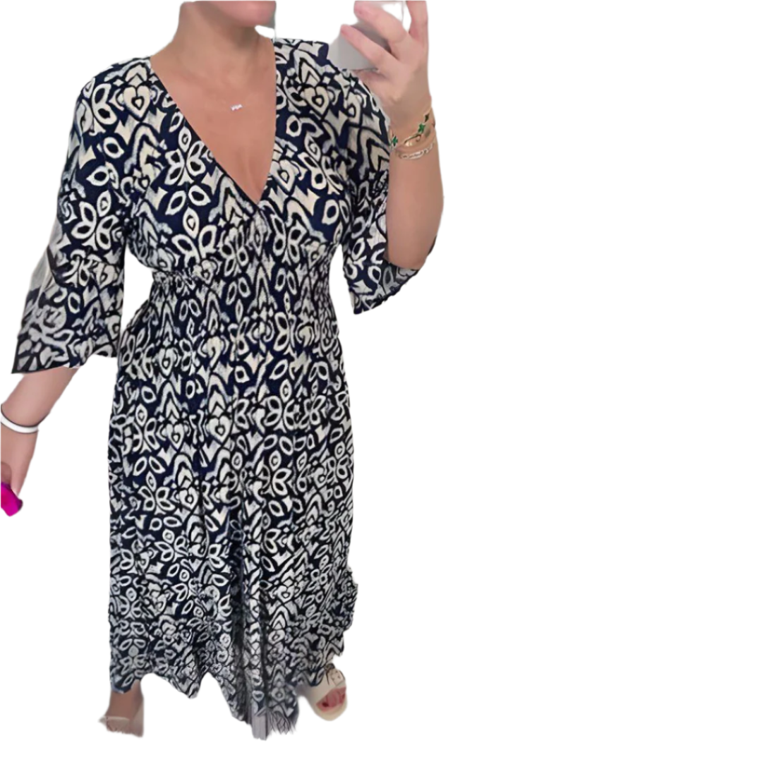 Alyssa – Boho-inspireret Maxi Kjole til Kvinder