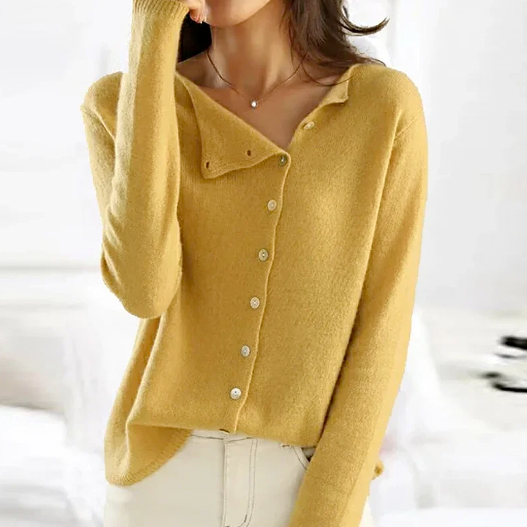 ElenaVicenzi Sweater Med Knapper Til Kvinder
