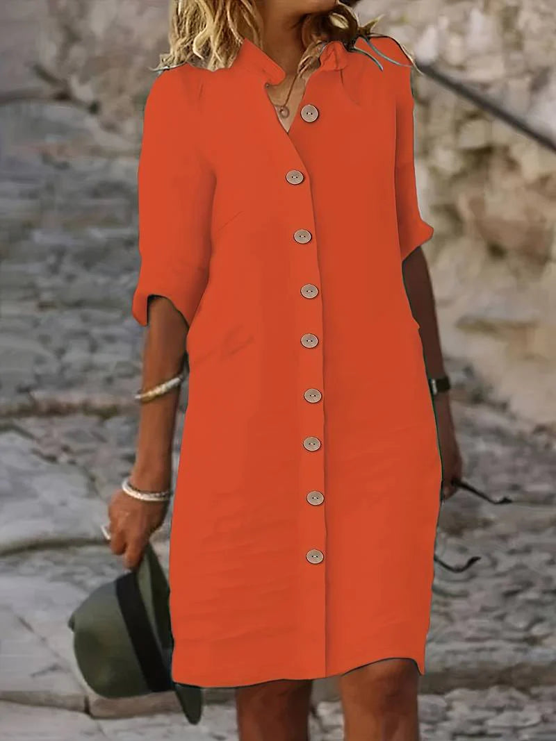 Giulia – Casual Kvinders Midi Kjole