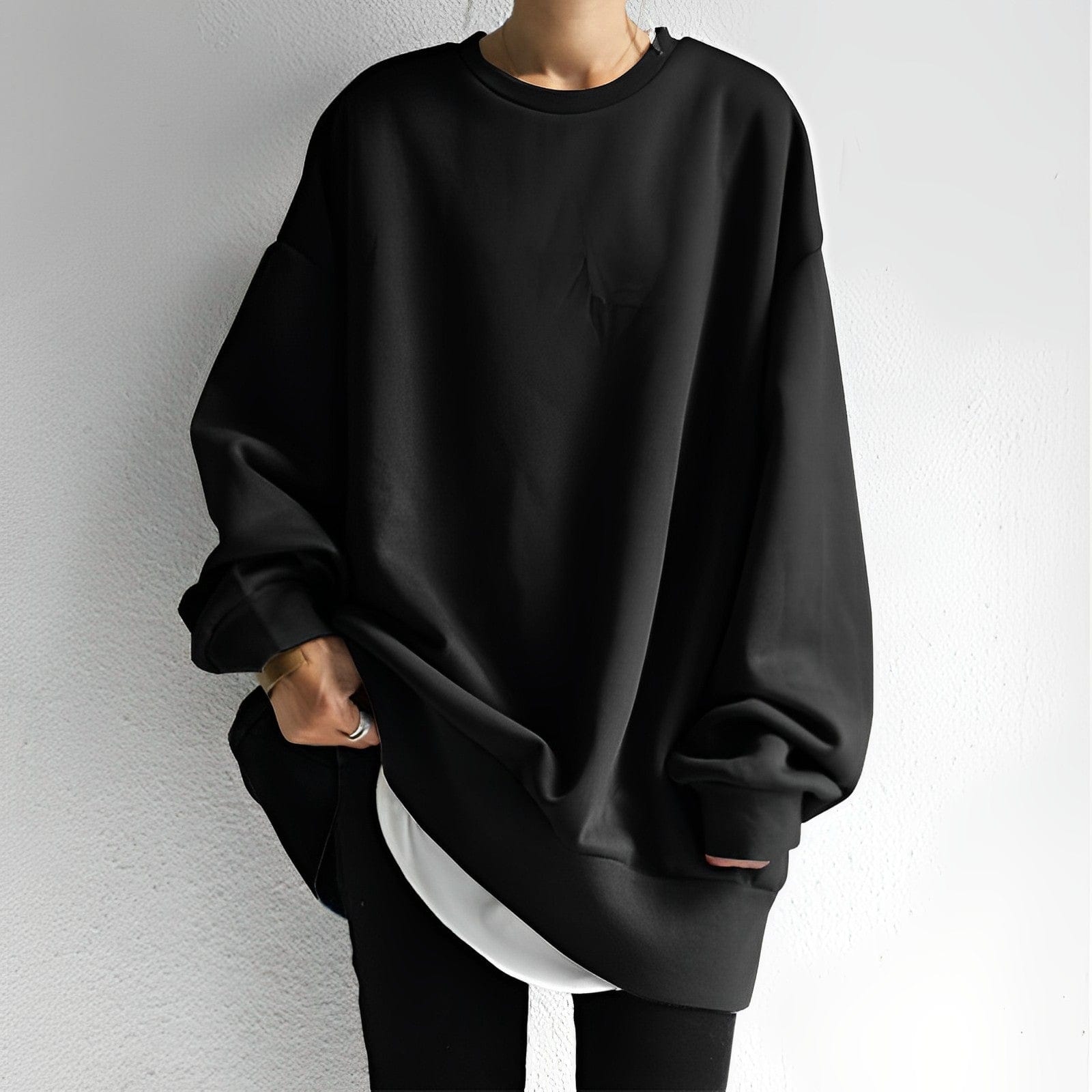 CarlaStile Pullover Oversized til kvinder