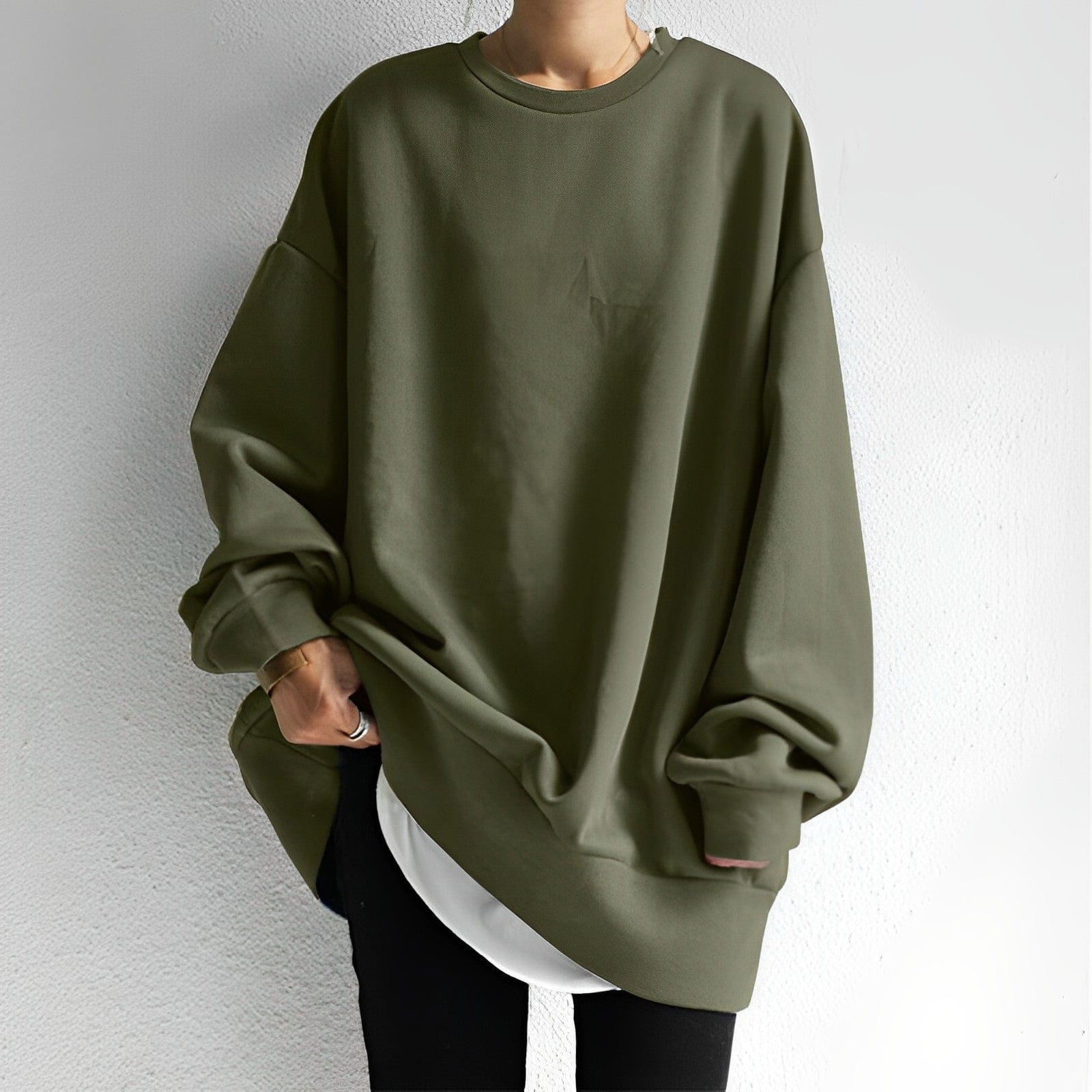 CarlaStile Pullover Oversized til kvinder