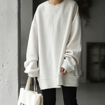 CarlaStile Pullover Oversized til kvinder