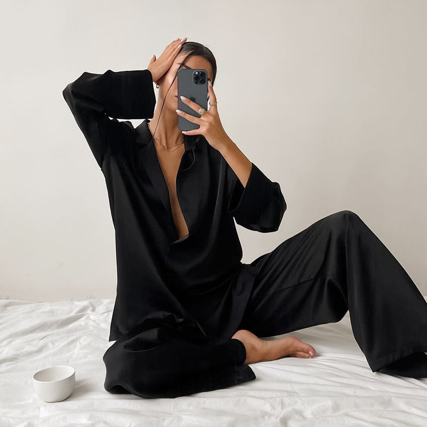 NightFine | Satin silke pyjamas
