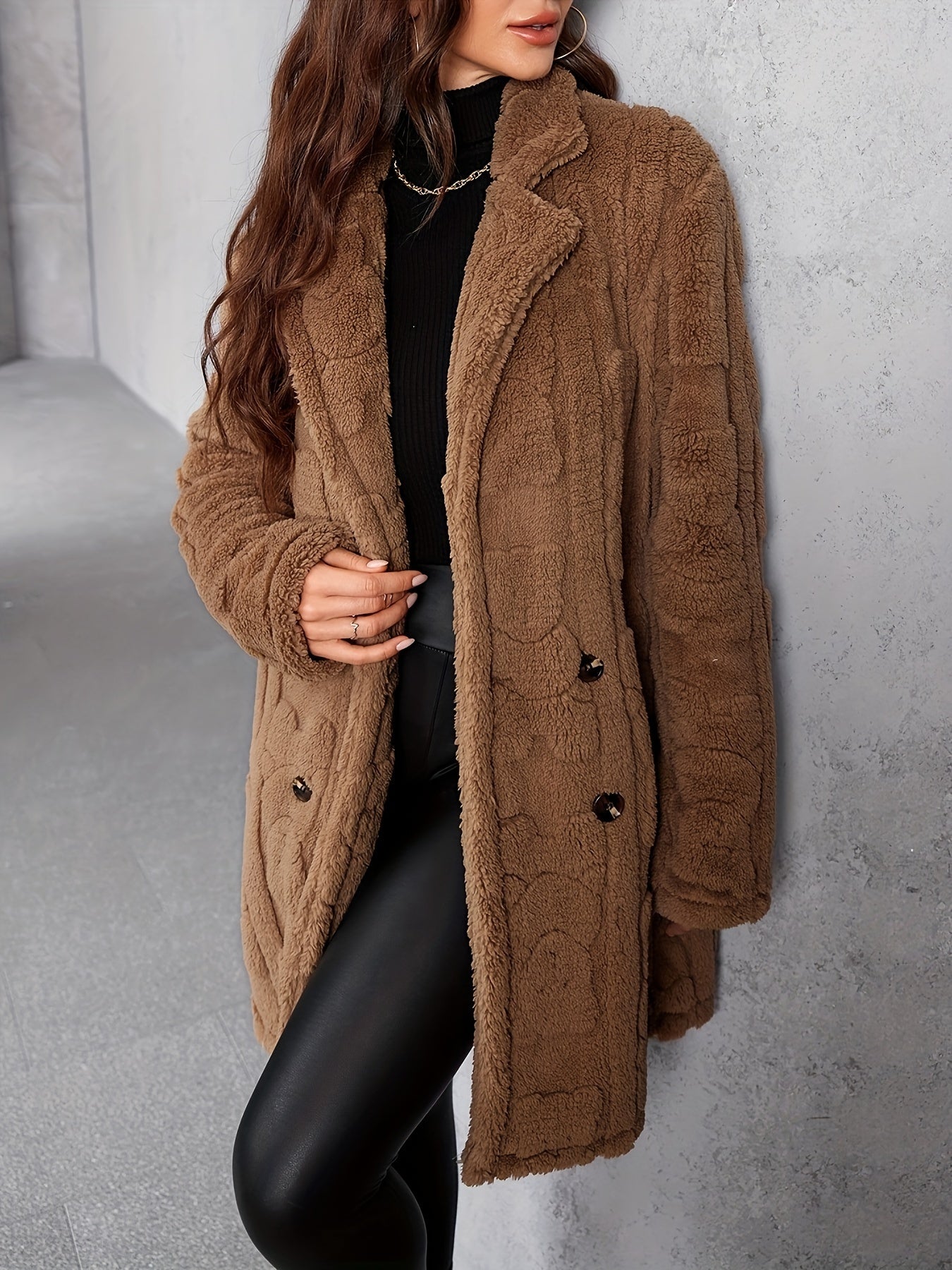 Giulia – Elegant Dame Brun Pelsjakke