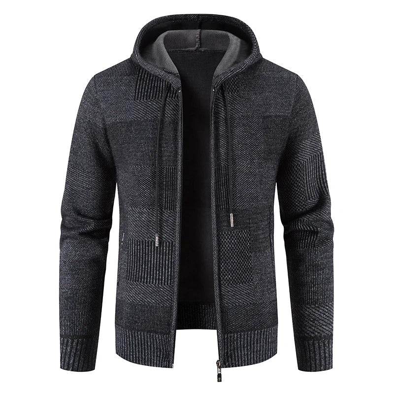 Alessandro – Herre Faux Mink Fur Hoodie Cardigan