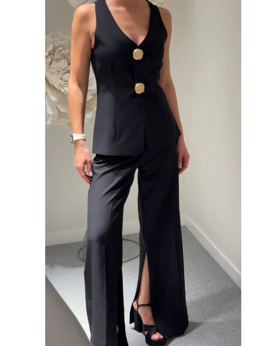 Isabella – Skræddersyet Dame Sæt med Vest og Bukser