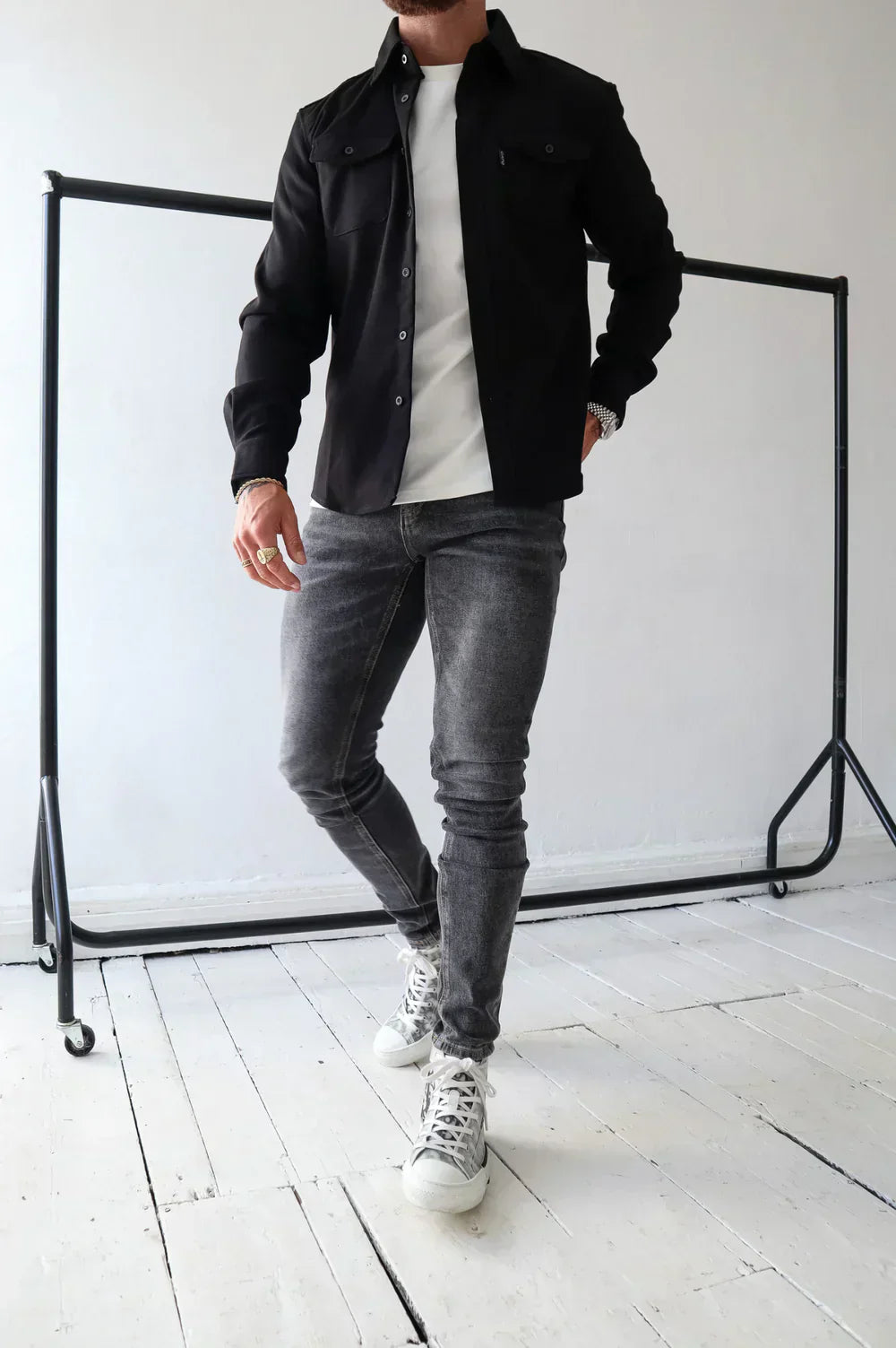 Lorenzo – Moderne Herreskjorte i Klassisk Casual Stil