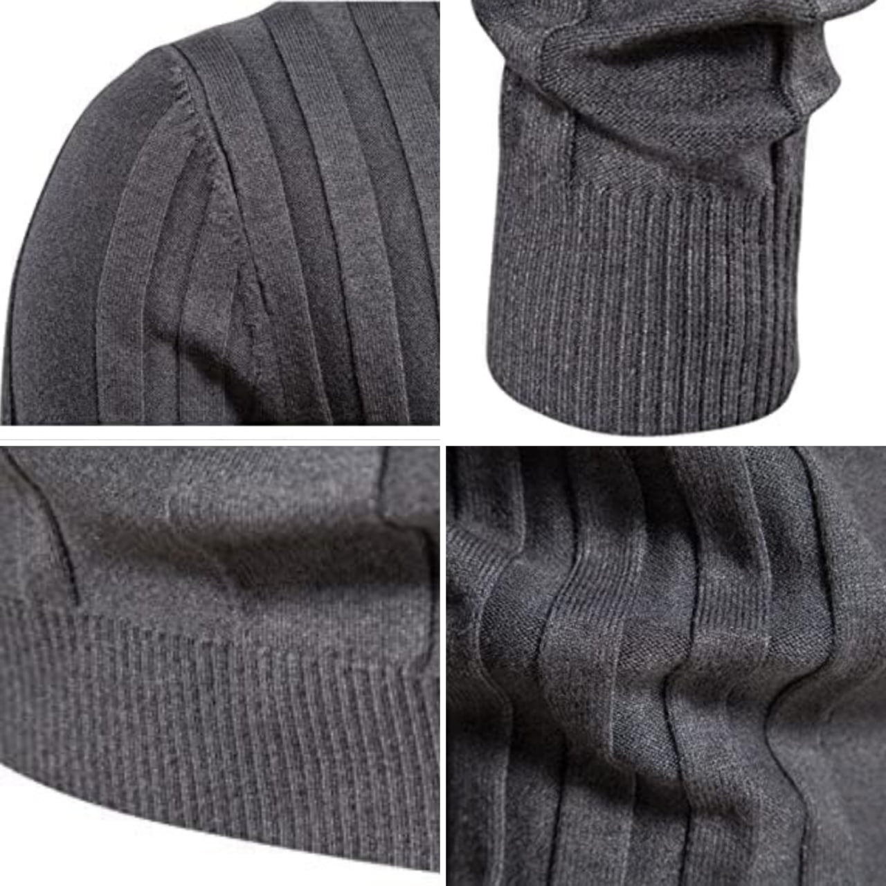 Matteo – Stribet Herre Turtleneck Sweater