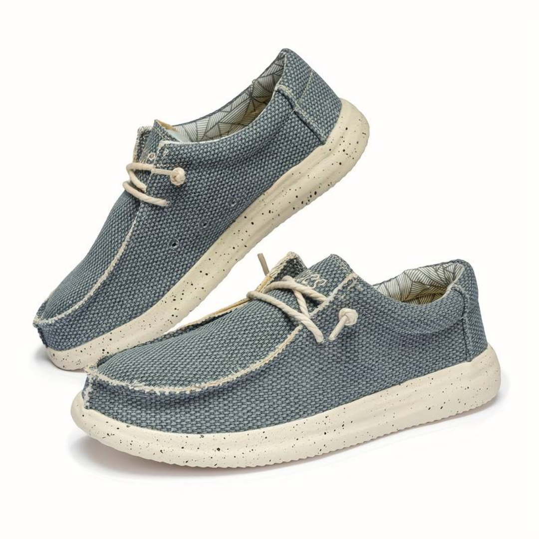 Luca – Letvægts Canvas Slip-On Sko til Mænd