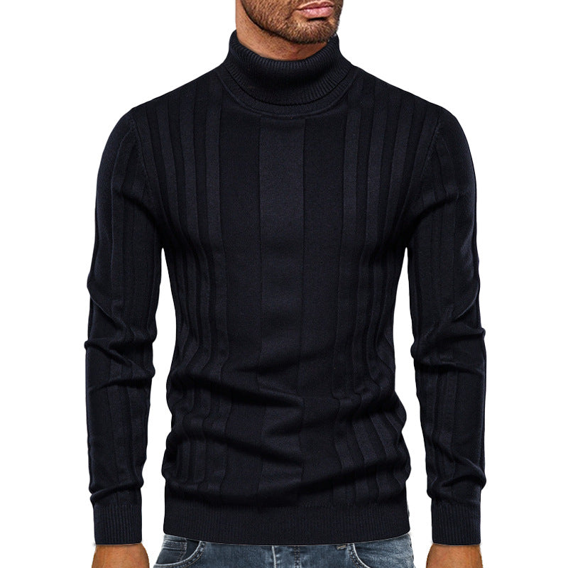 Matteo – Stribet Herre Turtleneck Sweater