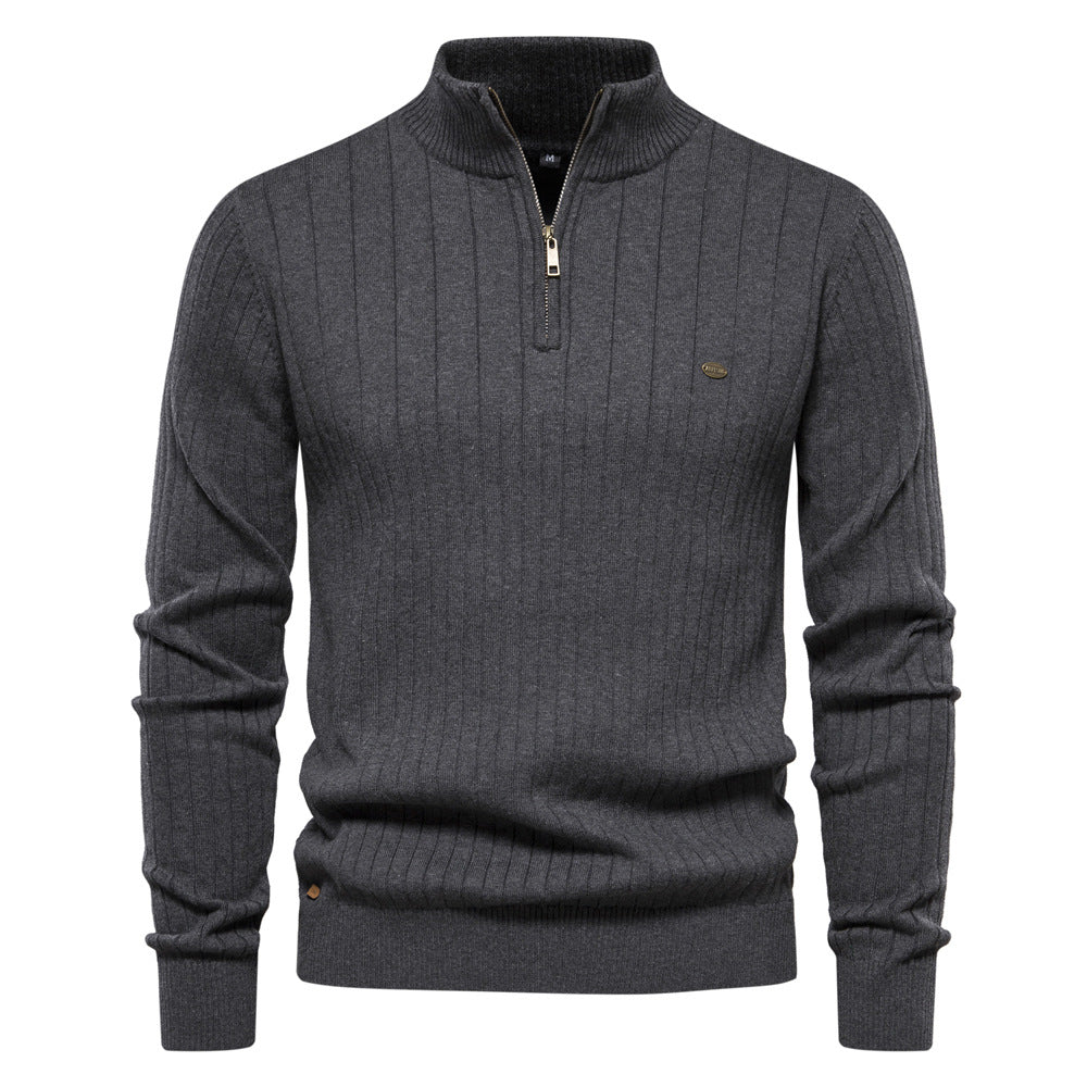 Luca – Half-Zip Herre Striktrøje