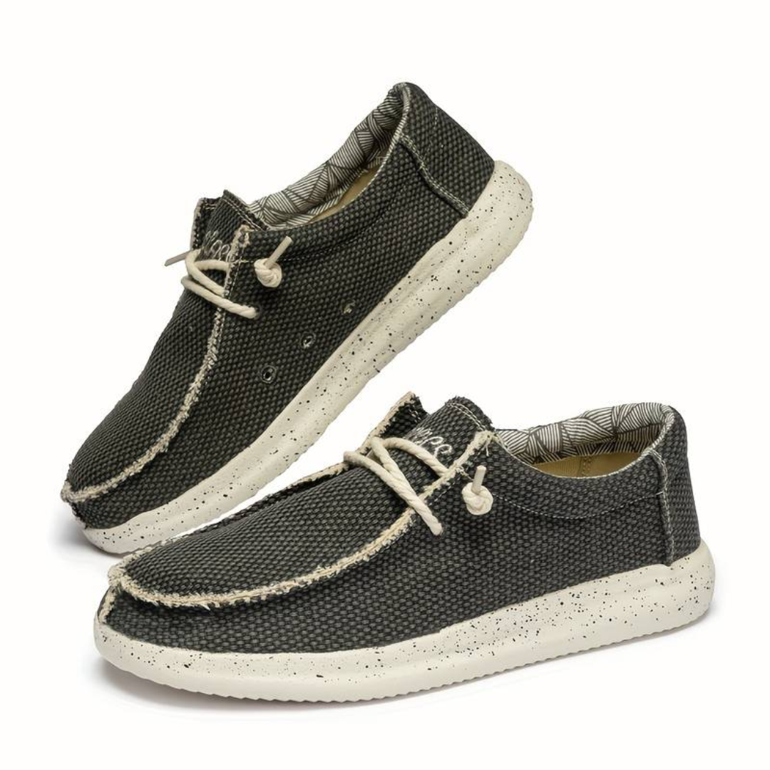 Luca – Letvægts Canvas Slip-On Sko til Mænd