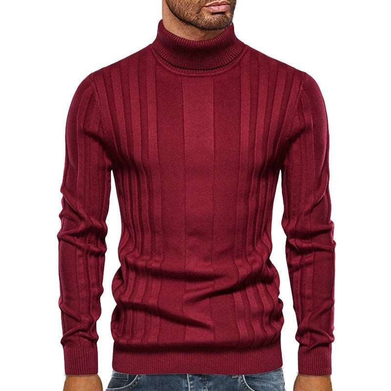 Matteo – Stribet Herre Turtleneck Sweater