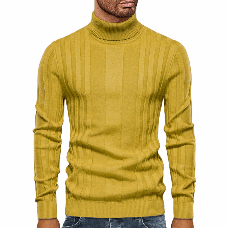 Matteo – Stribet Herre Turtleneck Sweater