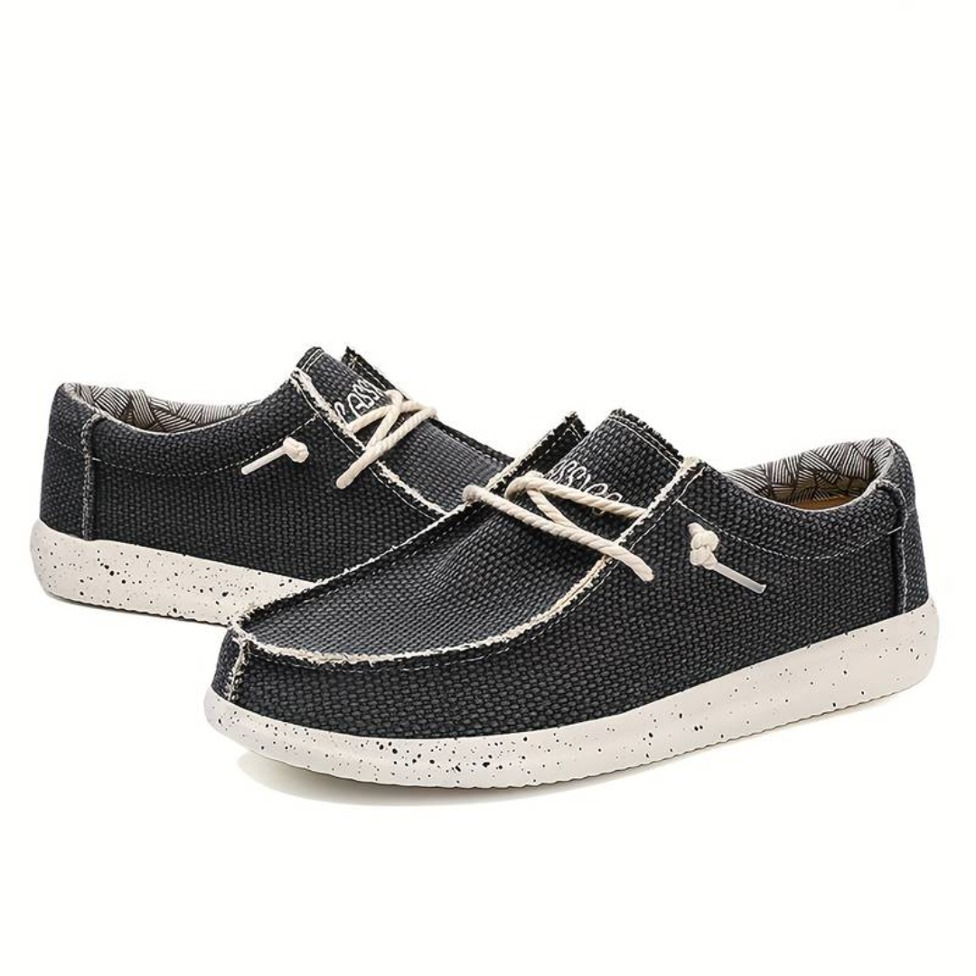 Luca – Letvægts Canvas Slip-On Sko til Mænd