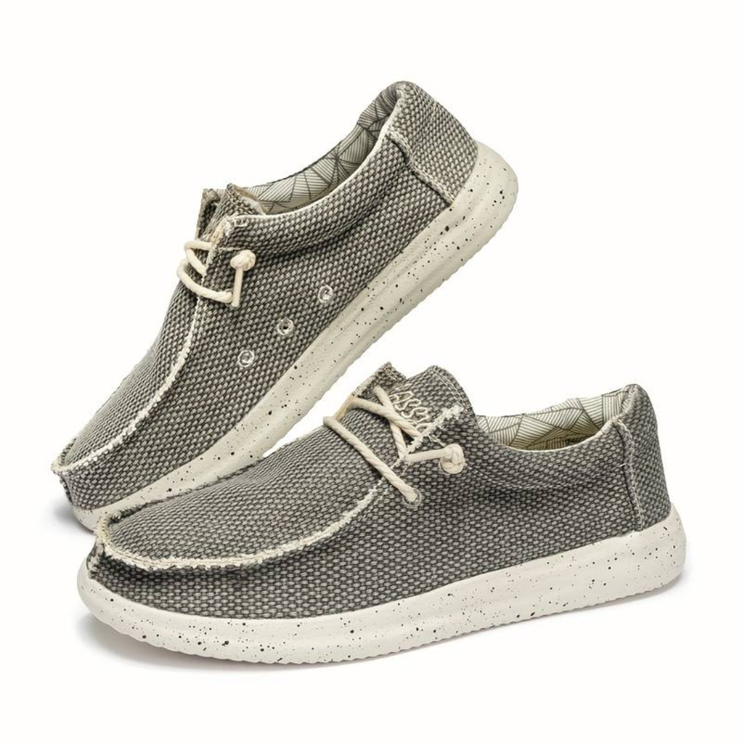 Luca – Letvægts Canvas Slip-On Sko til Mænd