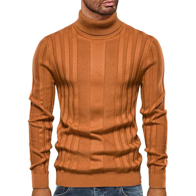 Matteo – Stribet Herre Turtleneck Sweater