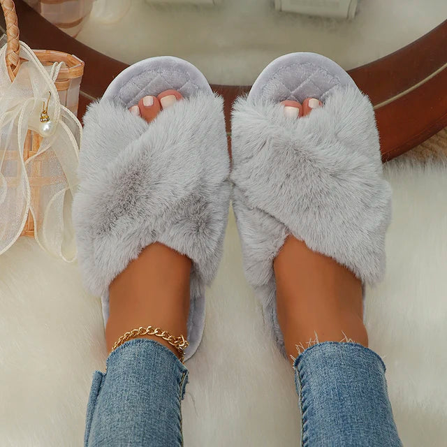 Fluffies | Varme plys-tøfler