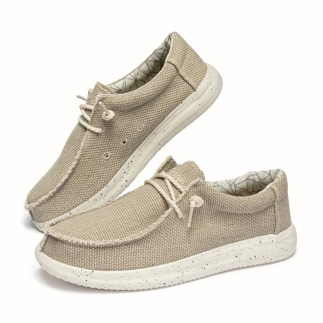 Luca – Letvægts Canvas Slip-On Sko til Mænd