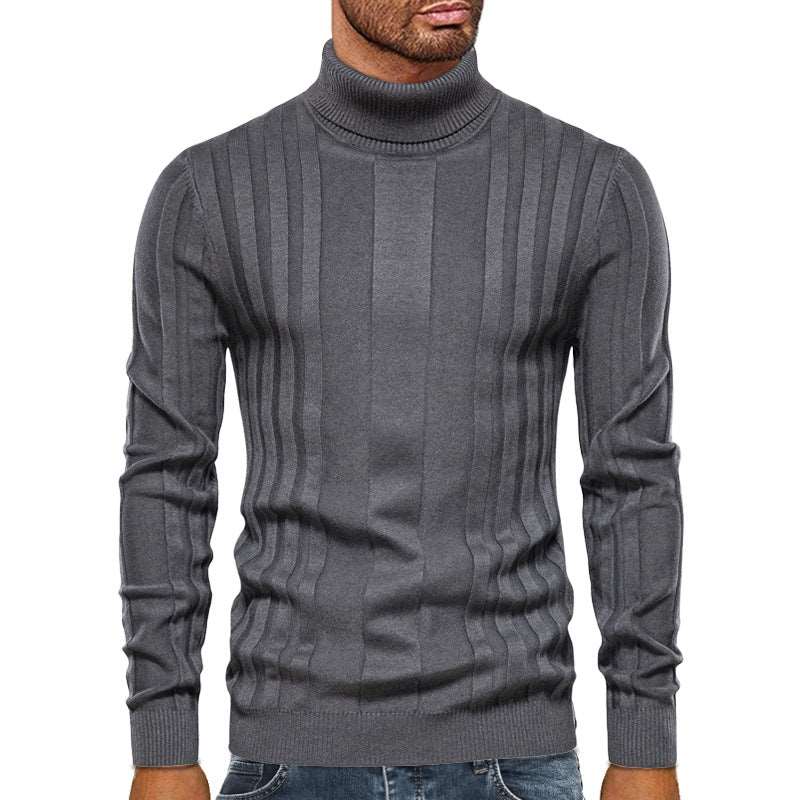 Matteo – Stribet Herre Turtleneck Sweater