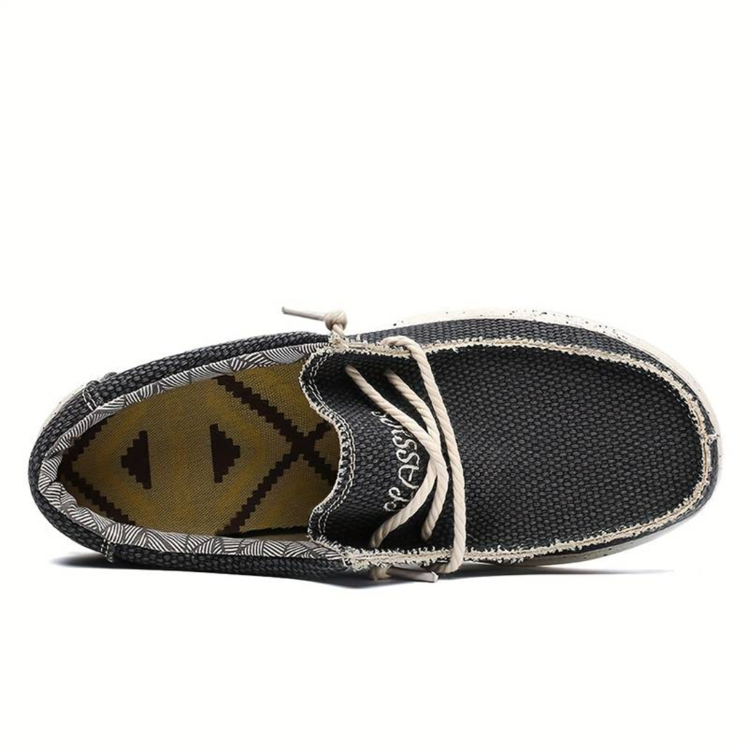 Luca – Letvægts Canvas Slip-On Sko til Mænd