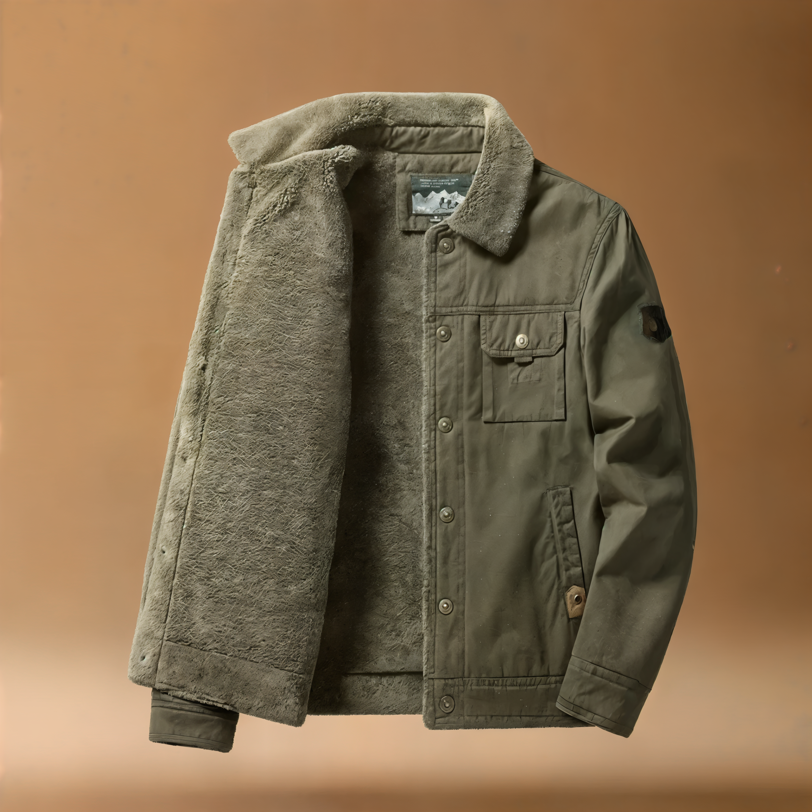 Lorenzo – Foret Herrejakke i Sherpa-fleece