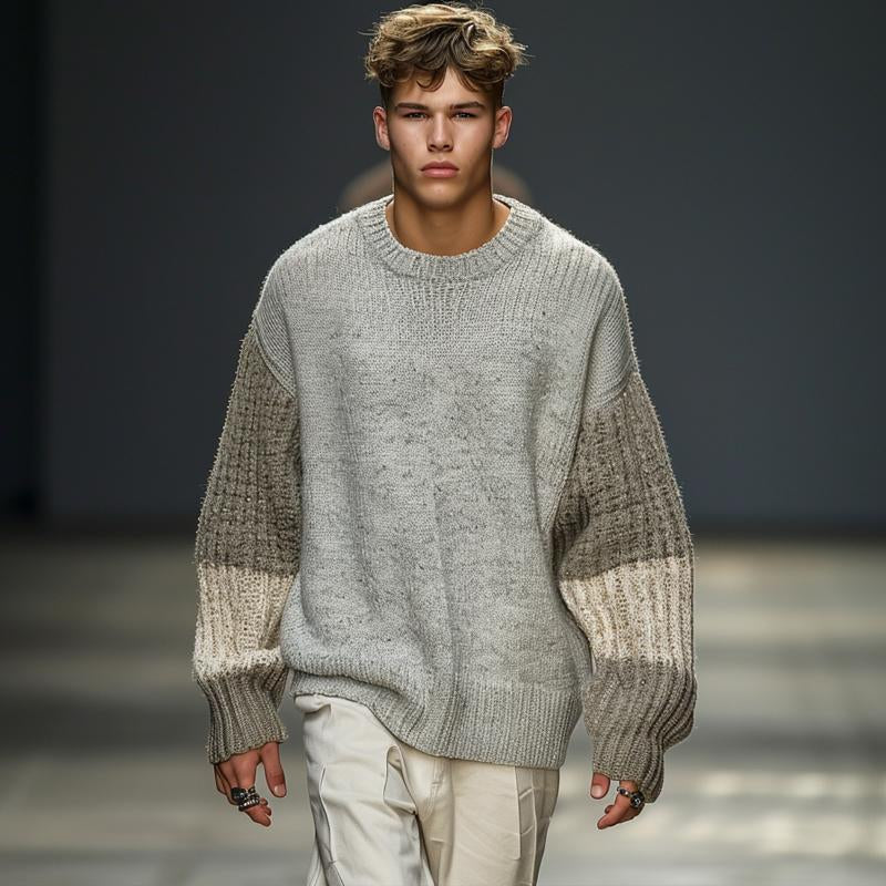 DanteRivetti Løsstriktrøje til mænd