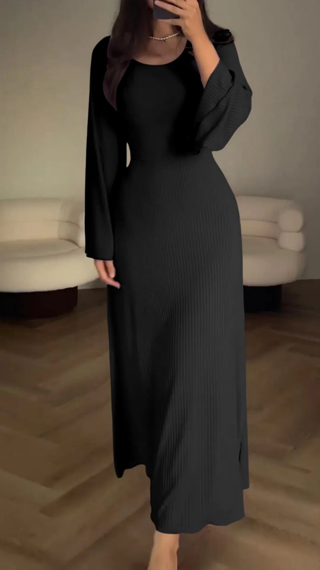 Addison – Elegant Maxi-kjole til kvinder med snørelukning