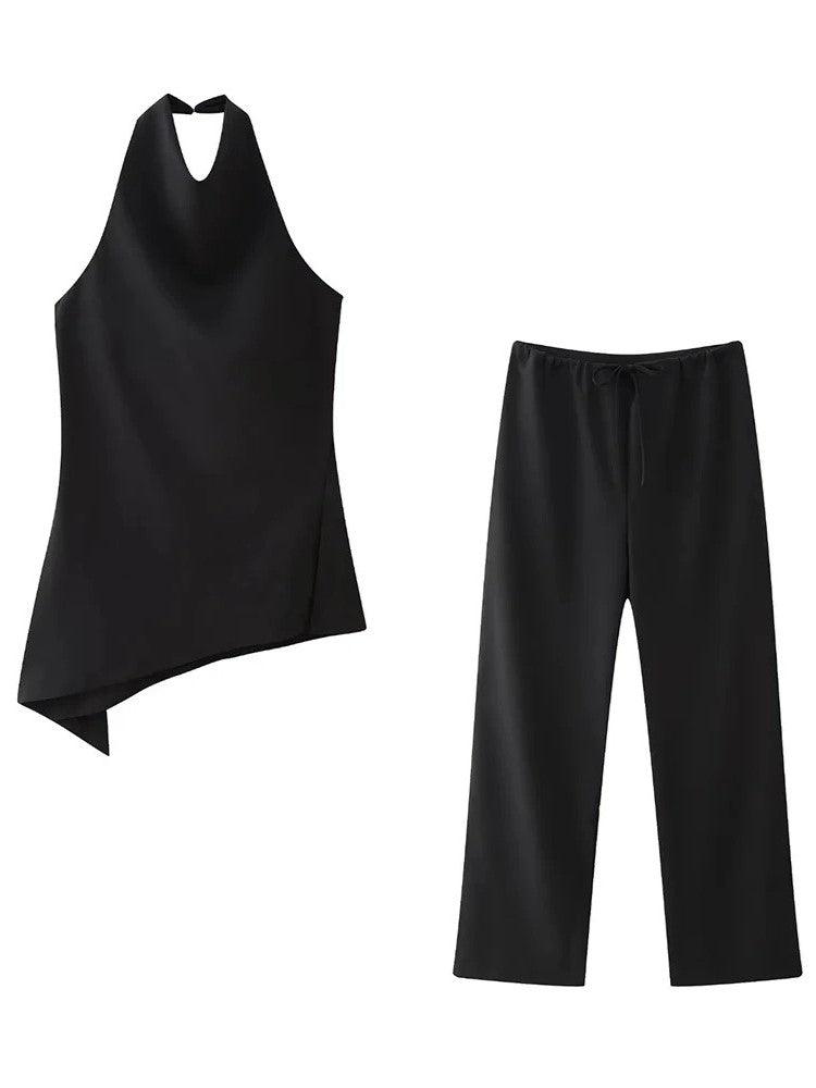 ElenaMoretti Halter Neck Todelt Sæt Til Kvinder