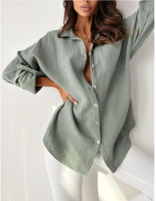 Giulia – Oversize Elegant Damebluse