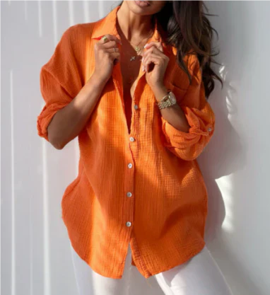 Giulia – Oversize Elegant Damebluse