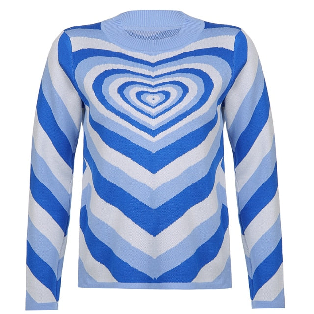 Lovechic | Strikket trøje med hjerte